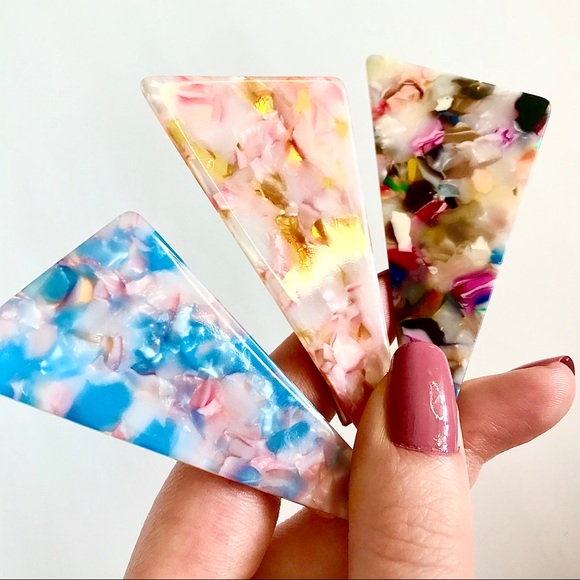 🔴5/$15⚠️𝗖𝗟𝗘𝗔𝗥𝗔𝗡𝗖𝗘⚠️Blue Hair Clip NEW - Picture 7 of 13